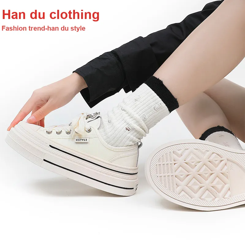 HSTYLE Wear-Resistant Skateboard Shoes Women's-4