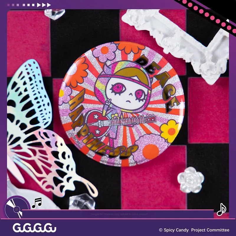 GuGuGuGu Spicy Candy Sweetheart Animation Tinplate Badges-10