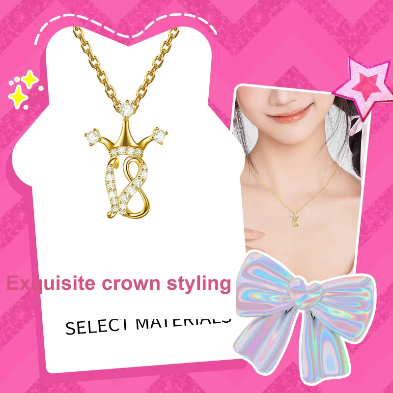 Barbie S925 Silver Necklaces Unisex-2
