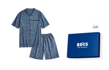 Peninsula City Pajama Set Men's Sea Coast Blue