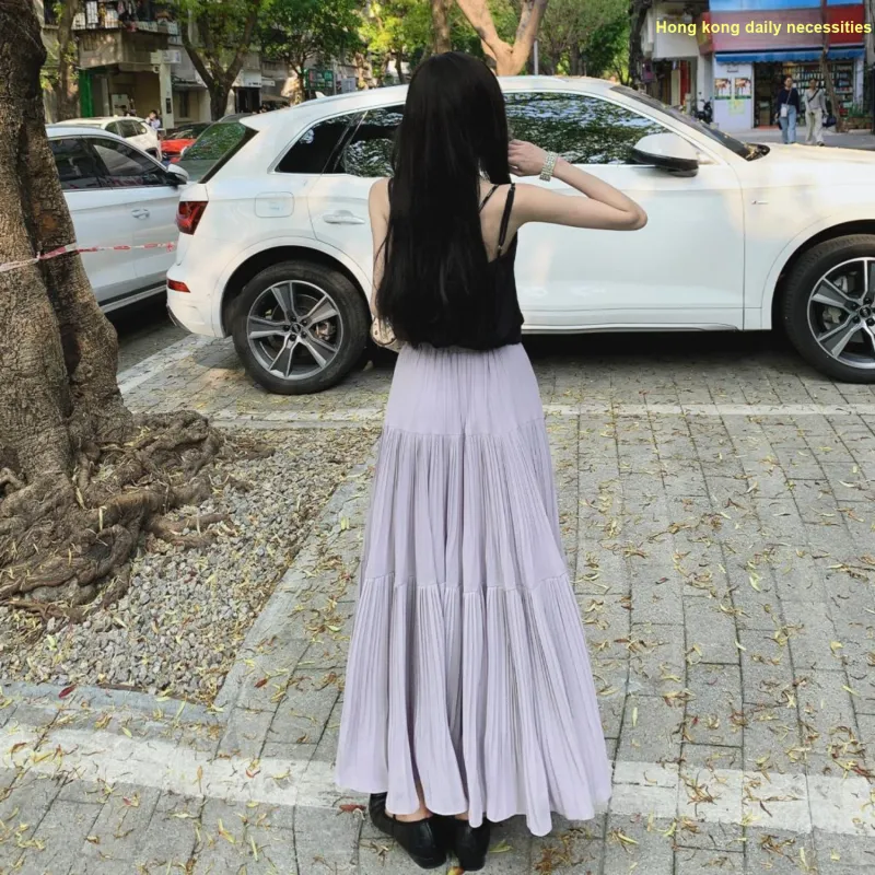 ZAZN Casual Long Skirts Women's-13