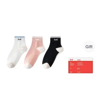 MIIOW Trend Party Series Mid Calf Socks Women's Box Of 3 Pairs