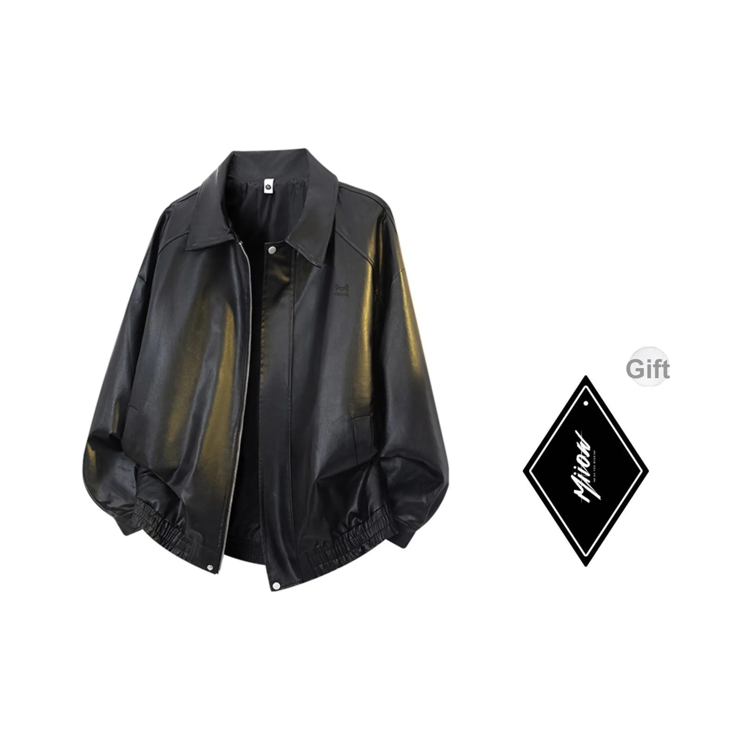 MIIOW Trend Party series Кожа Куртка Унисекс