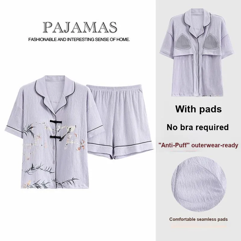 MADALLO Pajama Set Women's Light Lavender-1