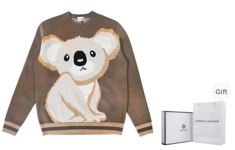 Charlie Luciano Sweater Unisex Brown-0