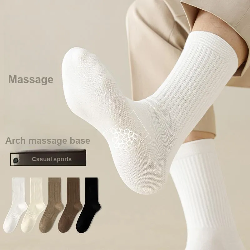 Lan Miao Mid Calf Socks Men's 5 Pack-3