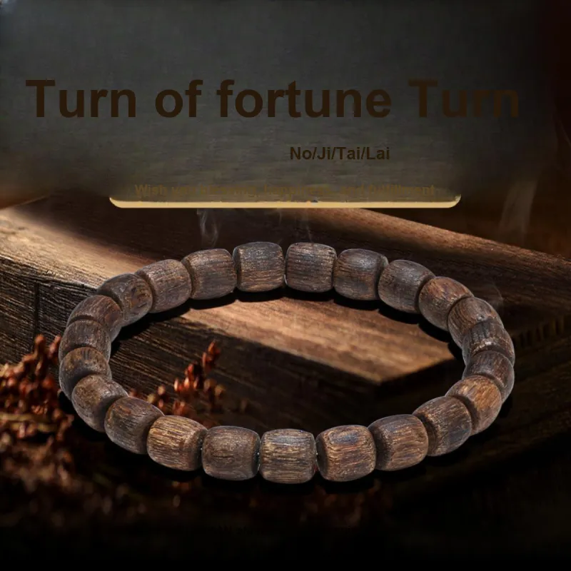PUTUOSHANWENCHUANG Fragrance Agarwood Bracelets Unisex-1