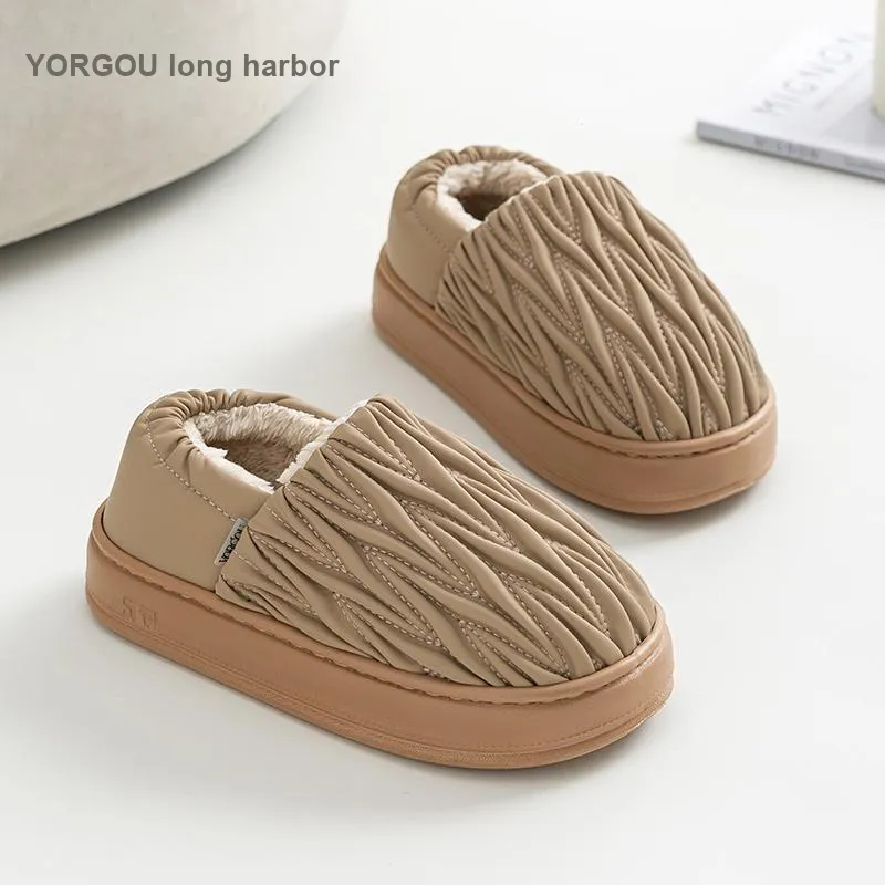 Far Port Slip Resistant, Abrasion Resistant, Waterproof, Height Increasing, Thermal Low Top Casual Shoes Unisex-3