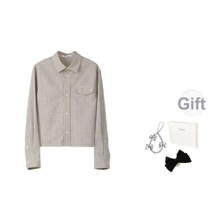 Fstudio Коричневый Женские Рубашки