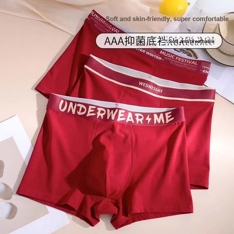 Qiao Ni Tong Underpants Men's 3 Pack-1