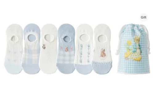 Caramella No Show Socks Women's 6 Pack