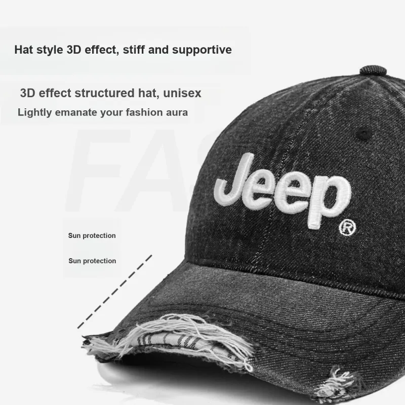 Jeep Cotton Baseball Caps Unisex-1