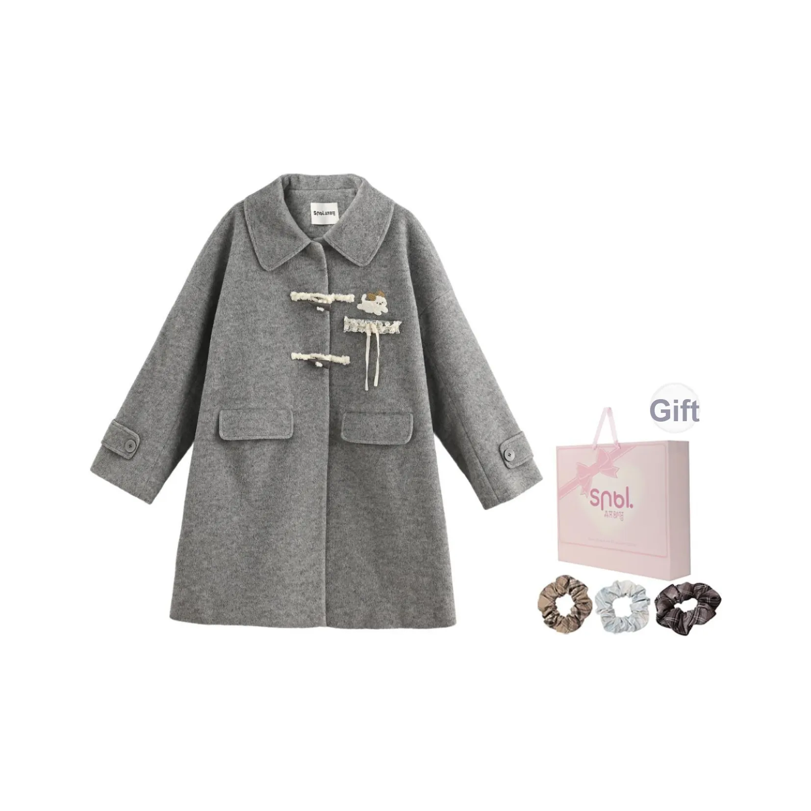 SNBL Серый Женский Пальто