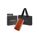 Brown (Single Zipper Style)-Anti-Skimming