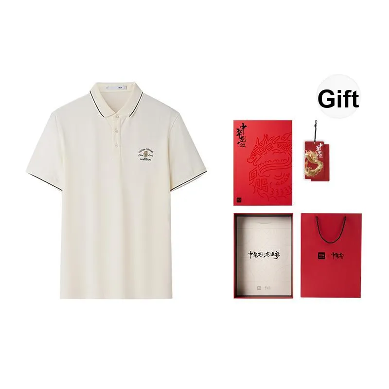 HLA Chinese Dragon Series Polo Shirt Men's-21