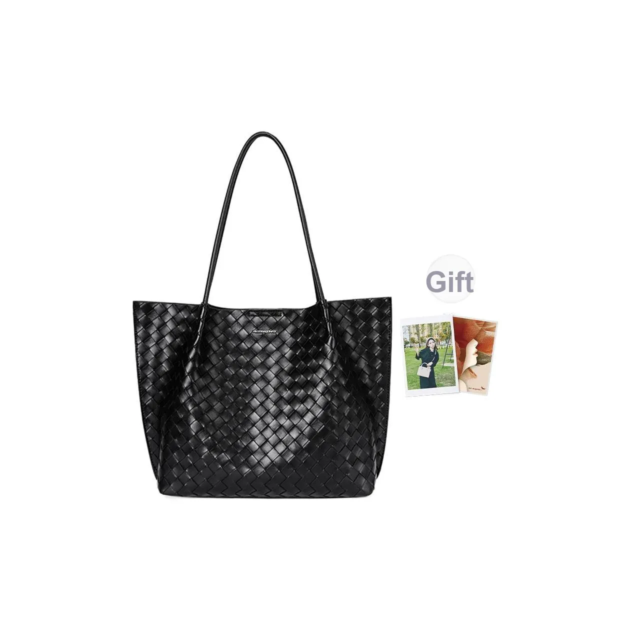 RED DRAGONFLY Коровья кожа Тоут Сумка Сумка через плечо Стандартная Женская Классическая Черная