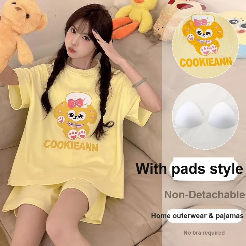 OUSHIBO Pajama Set Women's Image Color-1