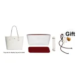 Burgundy Liner+Bottom Pad+Shoulder Pads[Three-Piece Set]Comes with Pendant-City33 Glacier White