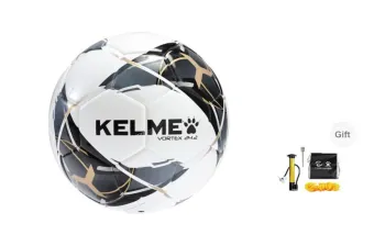 KELME Size 4 Ball/Size 5 Ball Soccer TPU Seamless Thermal bonding Black Gold