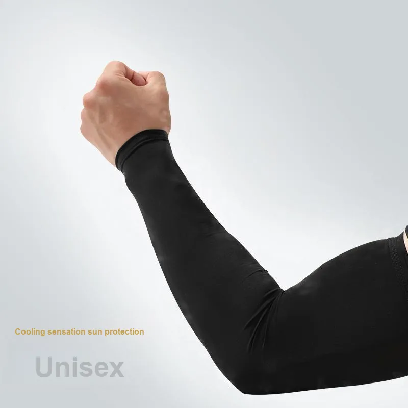 YUZHAOLIN Polyamide Sun Protection Sleeves Men's-1
