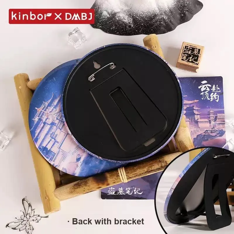 Kinbor x DAOMUBIJI Cloud Top Date Brother, Zhang Qiling Wu Xie Collection Tinplate Badges-1