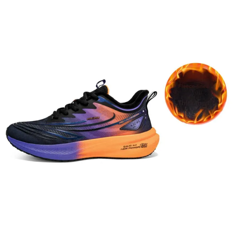 ANDEZHANMUSI Cushioning, Abrasion Resistant, Slip Resistant Low Top Marathon Running Shoes Unisex-1