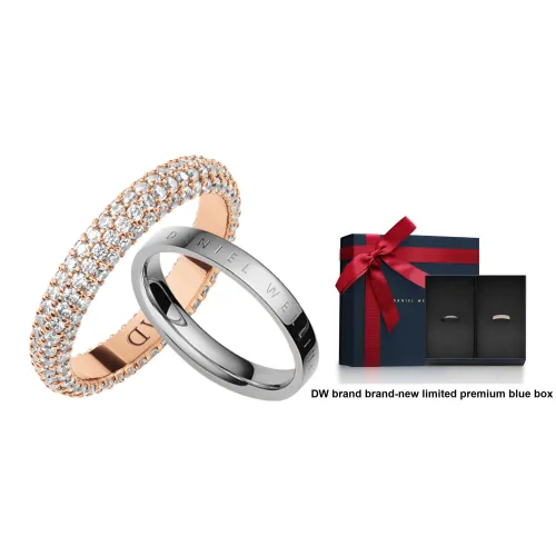 Daniel Wellington Classic Rose Gold Brass Rings Unisex Даниэль Уэлингтон Классический Розовое Золото Латунь Кольца Унисекс