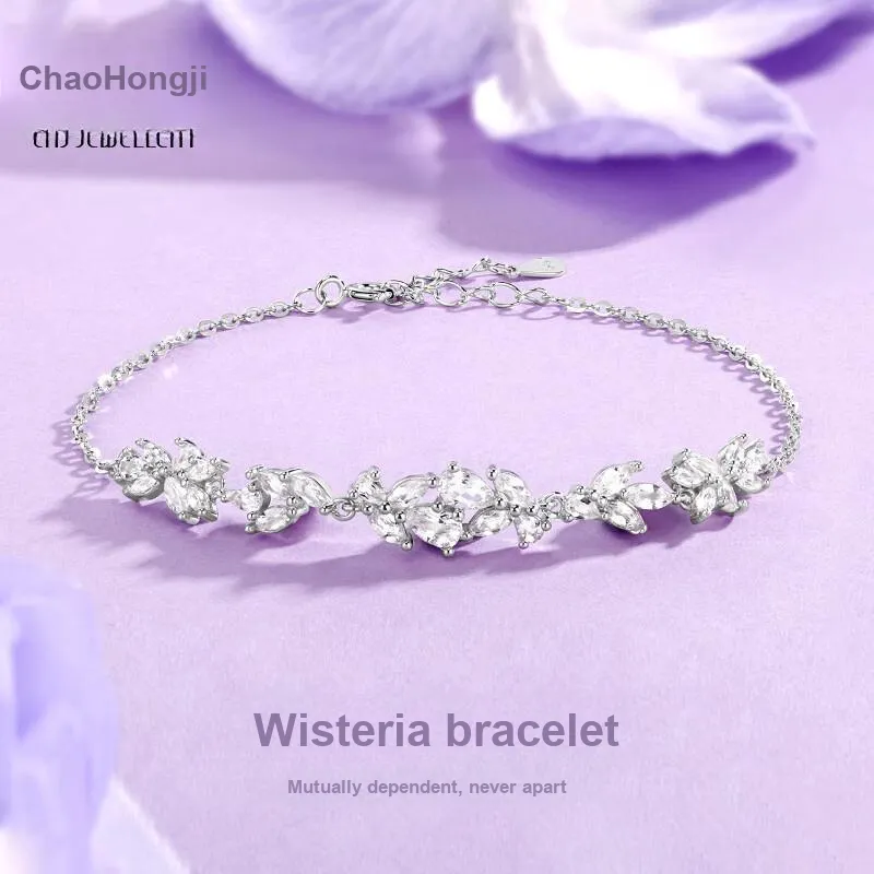 CHAOHONGJI 925 Sterling Silver Bracelets Women's-1