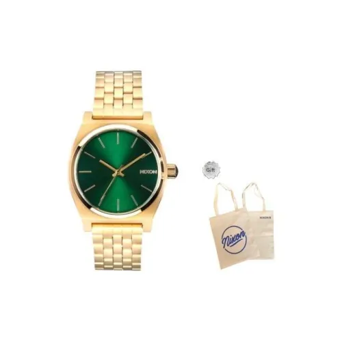NIXON Кварцевый Movement Женские Часы Medium Time Teller 31 мм Золотые