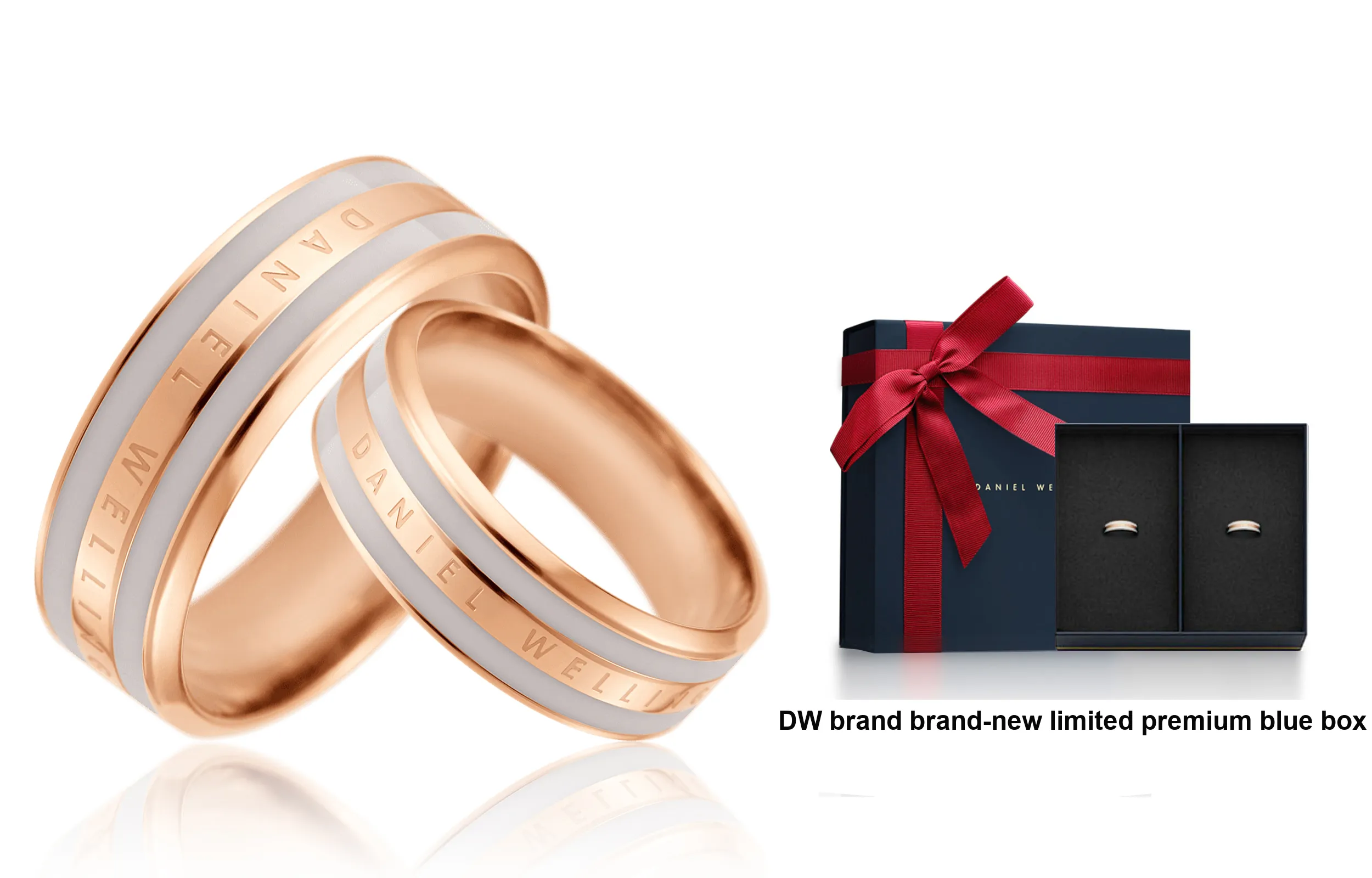 Daniel Wellington Alloy Rings Unisex Morning Mist Gray