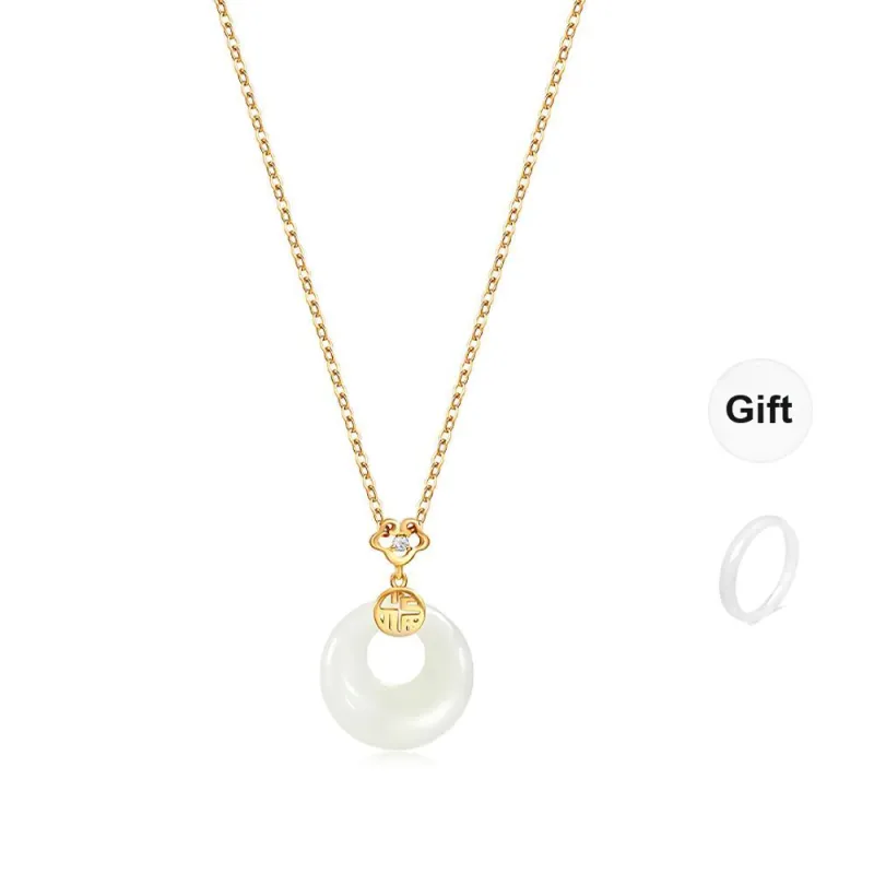 GUDS GAVE Chalcedony Jade Necklaces Unisex-6