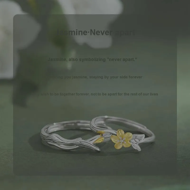 JINJI 925 Sterling Silver Rings Unisex-2