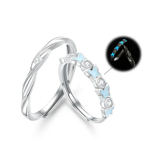 LAOYINFANG S999 Fine Silver Full Silver Ring Unisex