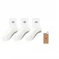 [3 Pack]White/White/White