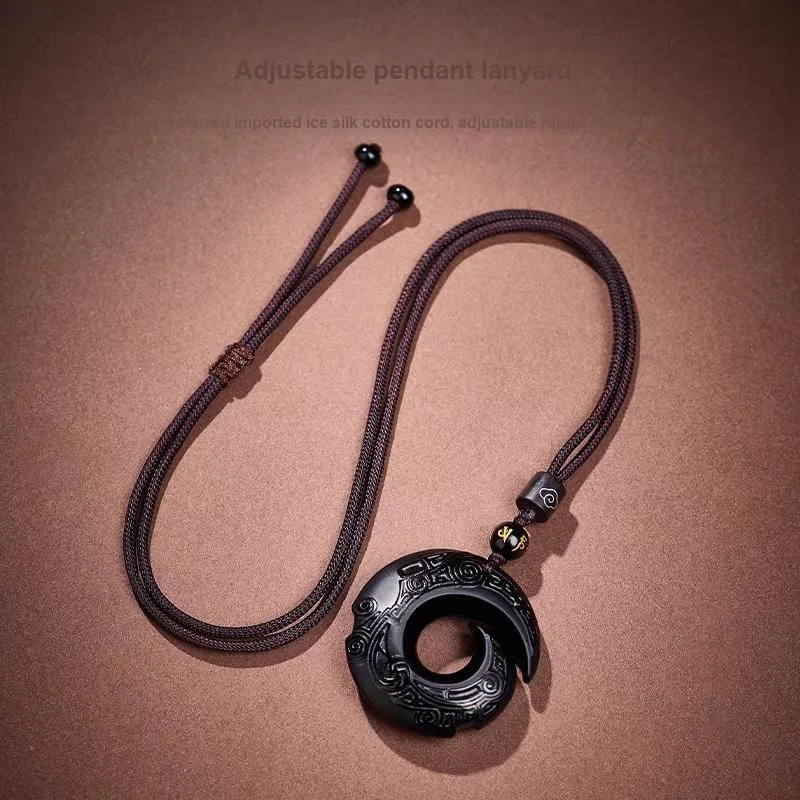 CUIYIN Obsidian Pendants Unisex-2