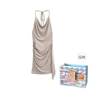 BRASS SCOUT Slip Dresses Women's Coffee Shopping Bag