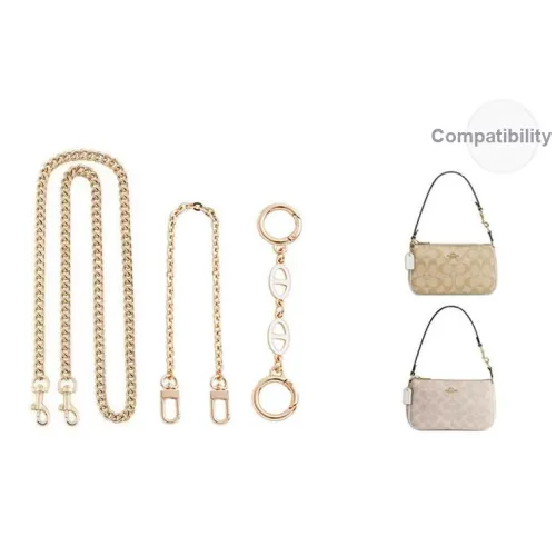 Luxury Care Artisan Workshop Металлический сплав Сумка Ремень Женский Золотой Тон