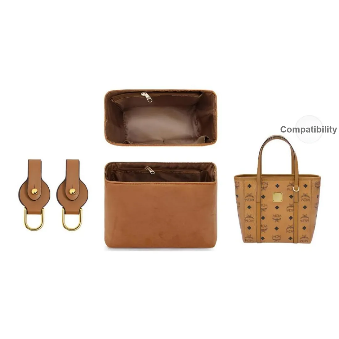 GUYI Flannelette Bag Accessory Women's Brown