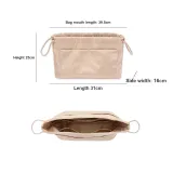Satin-Medium Size-Beige