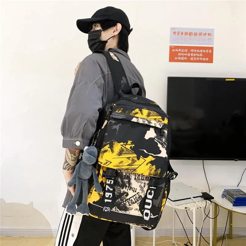 Wolfhorse Nylon Backpack Unisex Multicolor-9