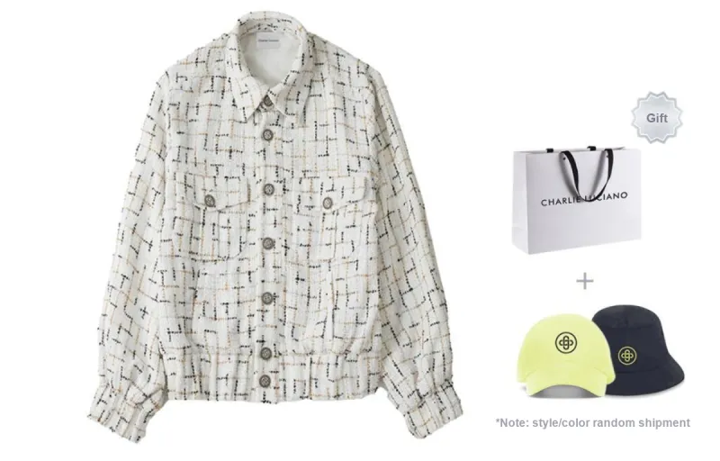Charlie Luciano Jacket Unisex White-0