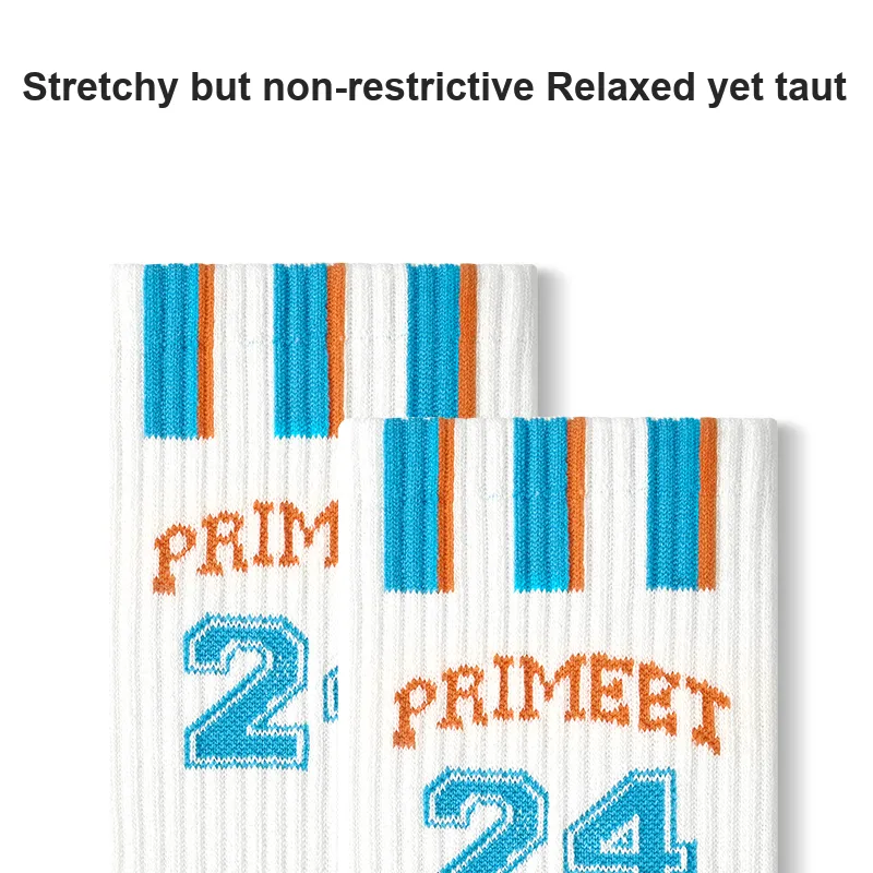 Primeet Mid Calf Socks Fall Unisex 5 Pack-16