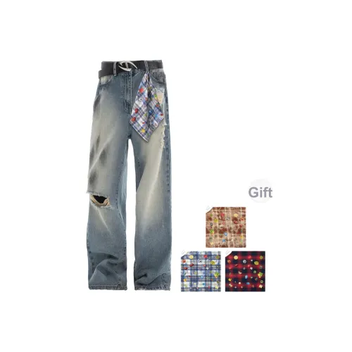 The Seeker Винтажный синий С подарками Бренд Charm Унисекс Jeans