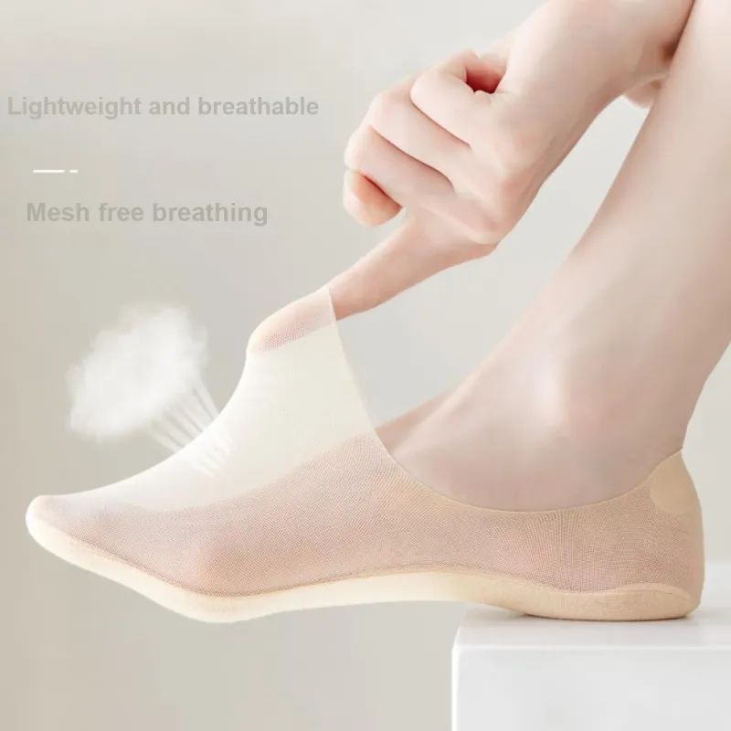 MIIOW No Show Socks Women's 5 Pack-4