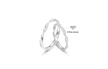 SUCH NICE S999 Fine Silver Rings Unisex