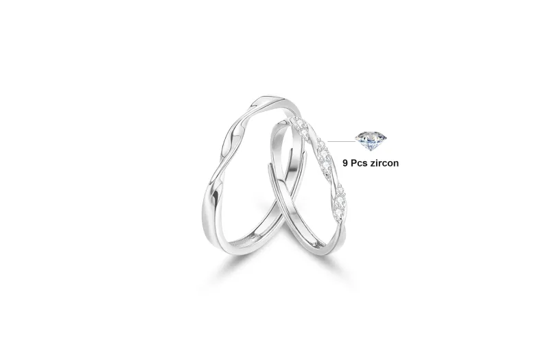 SUCH NICE S999 Fine Silver Rings Unisex-0