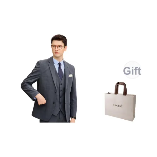 JUDGER Деловой костюм мужской средний серый