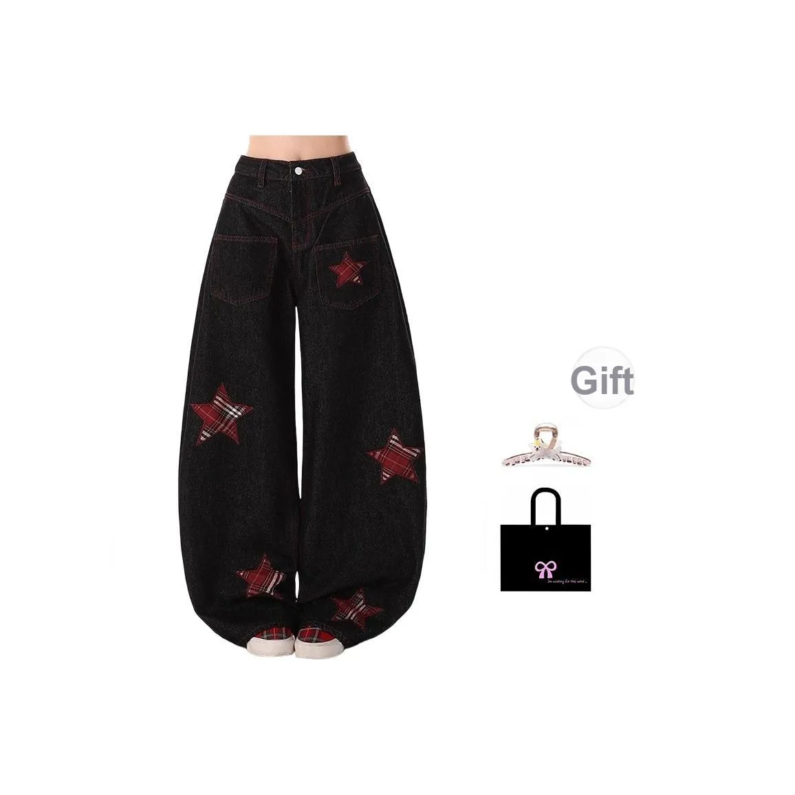 Aimilian Черные Женские Джинсы