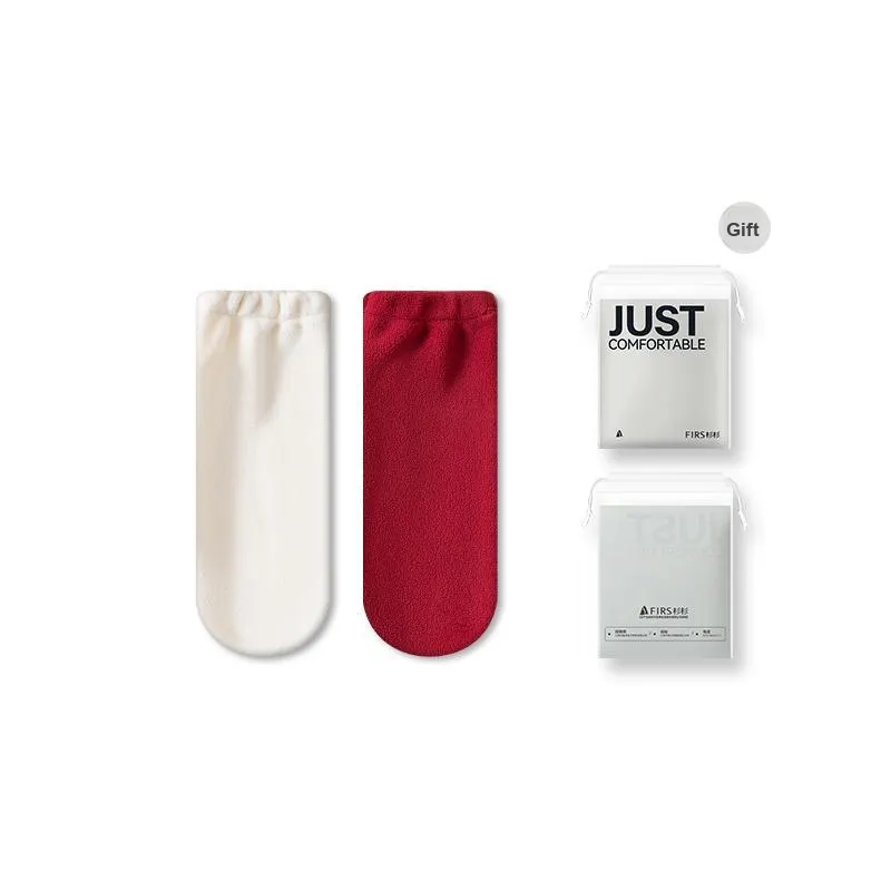 FIRS Mid Calf Socks Women's Shopping Bag 2 Pack-5