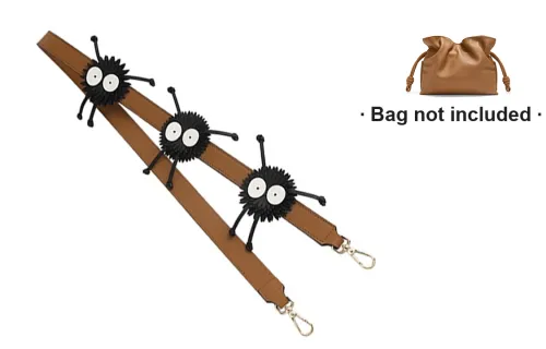 Ingenuity Handmade Bag Straps Brown Crossbody Shoulder Strap 109cm [Full Sheepskin]